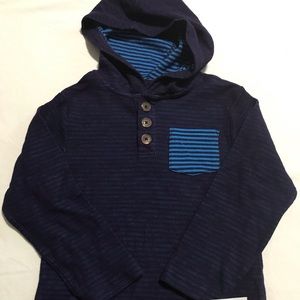Navy Hooded Tee